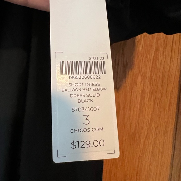 Chico’s - Balloon Sleeve Dress - Picture 6 of 7